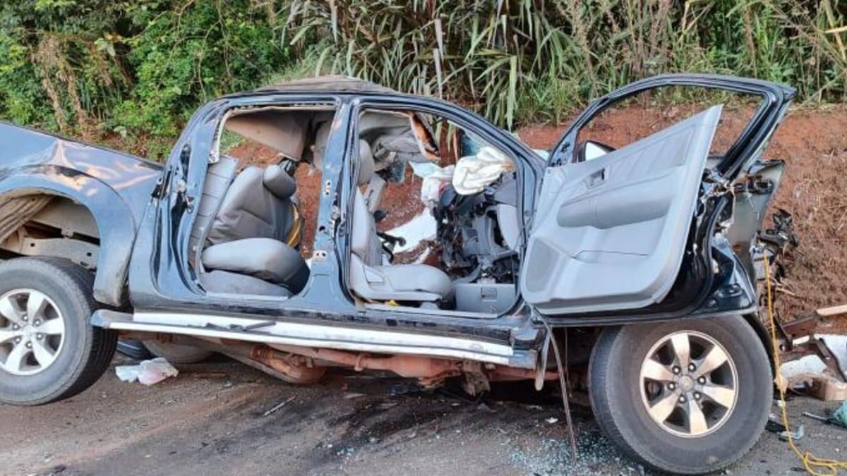 Acidente grave na BR-282 próximo ao trevo de Chapecó deixa três mortos e quatro feridos