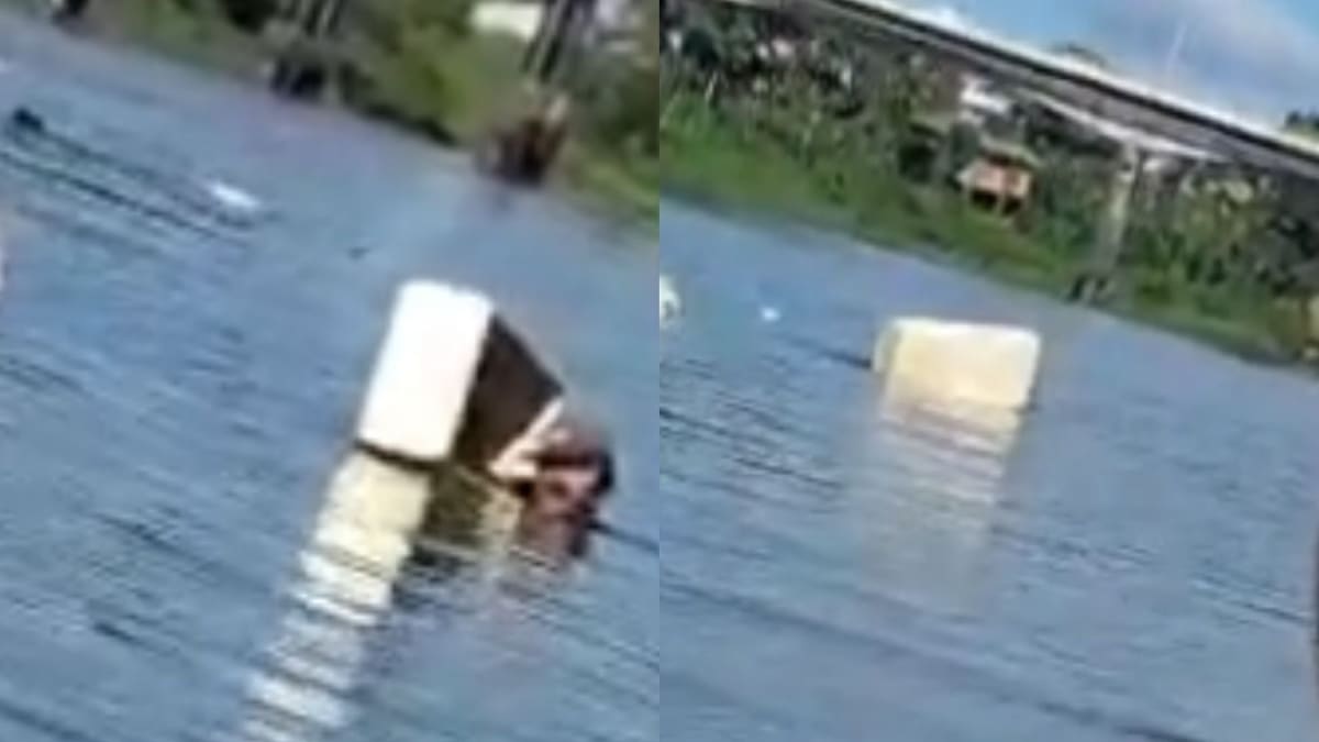 Pescador é resgatado após naufrágio no Rio Itajaí-Açu