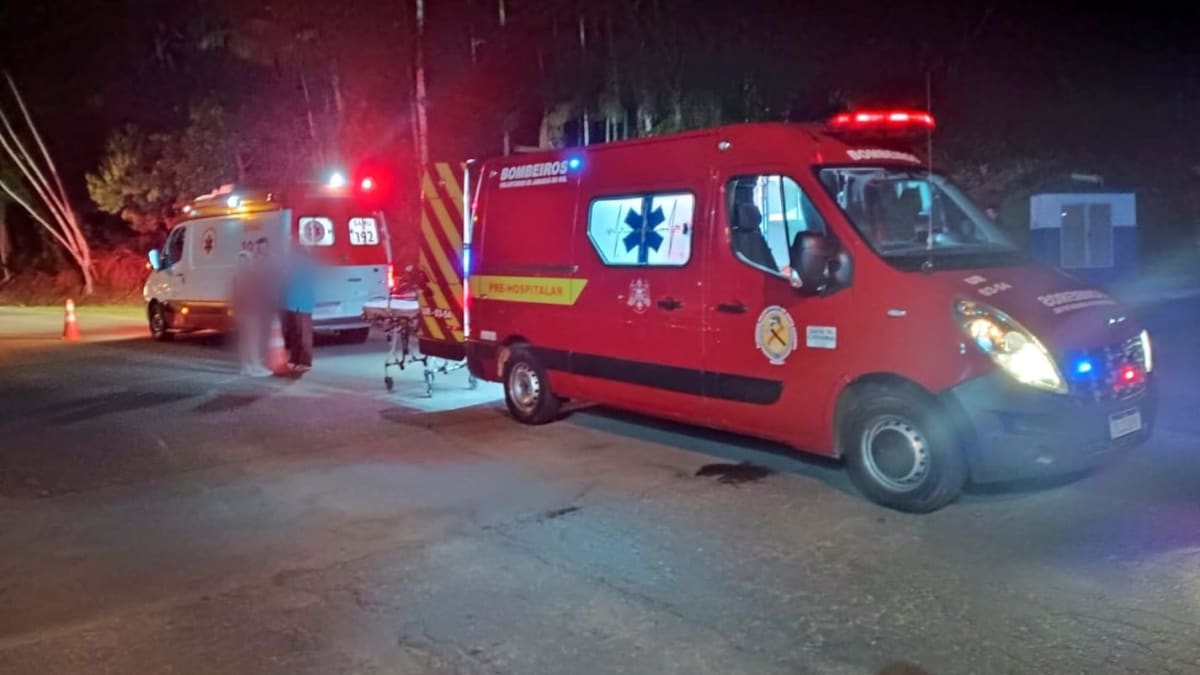 Homem esfaqueado após agredir jovem em briga familiar em Jaraguá do Sul