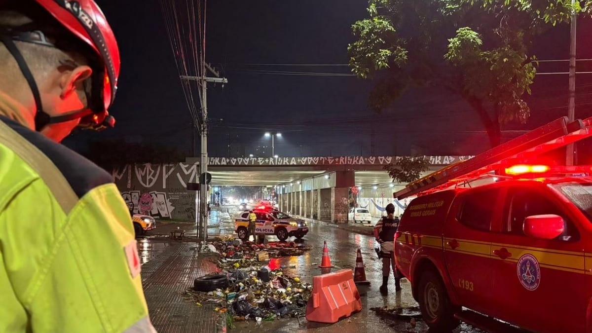 Mulher morre após ser arrastada por enxurrada em Belo Horizonte