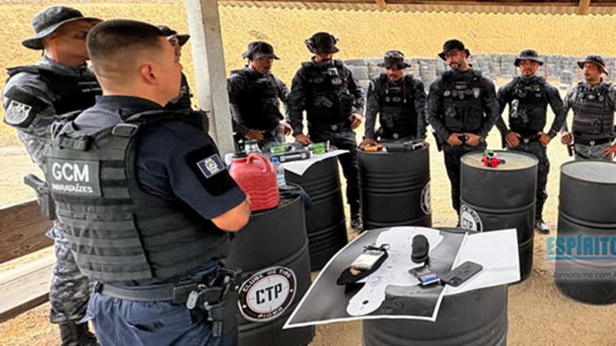 GCM de Marataízes inicia treinamento anual para manutenção do porte de armas