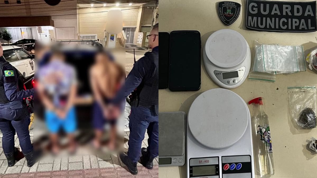 Dupla do tráfico é presa com maconha e lança-perfume em Porto Belo