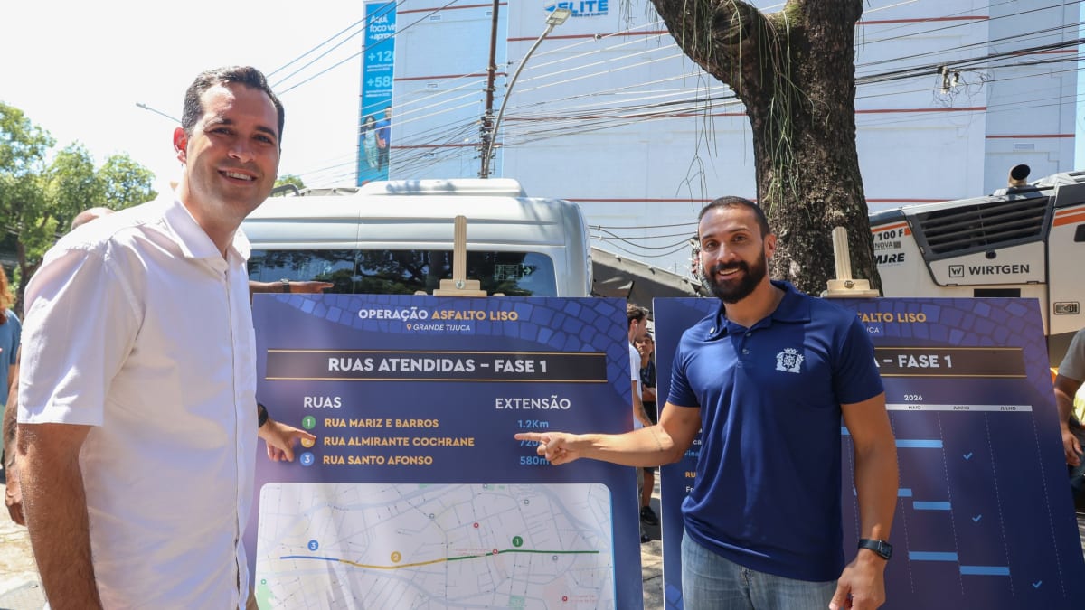 Prefeitura do Rio inicia terceira fase do programa Asfalto Liso com investimento de R$ 315 milhões