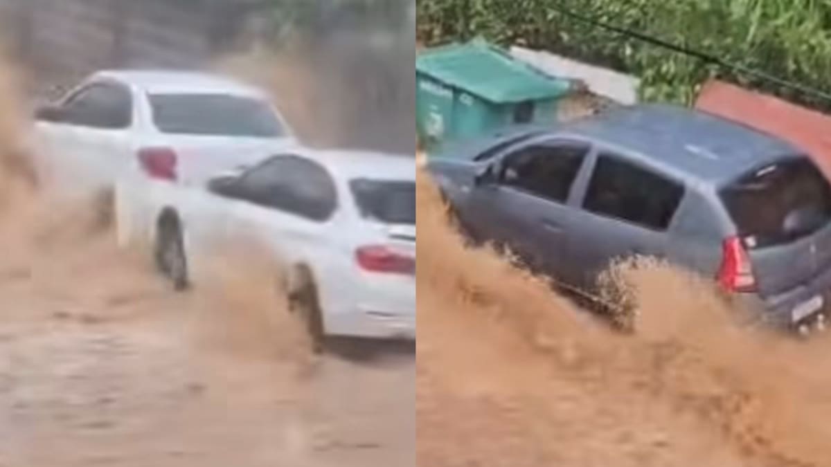 Temporal provoca alagamentos em Herval d’Oeste, no Meio-Oeste catarinense