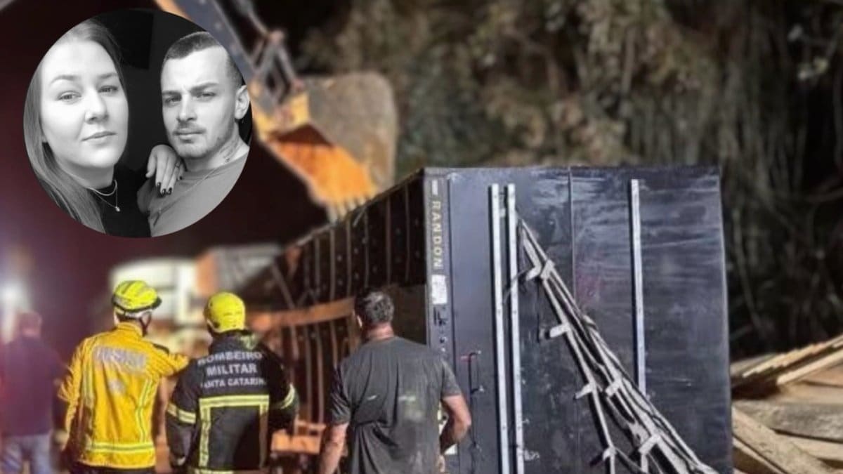 Casal morre esmagado por carga de caminhão em São Bonifácio