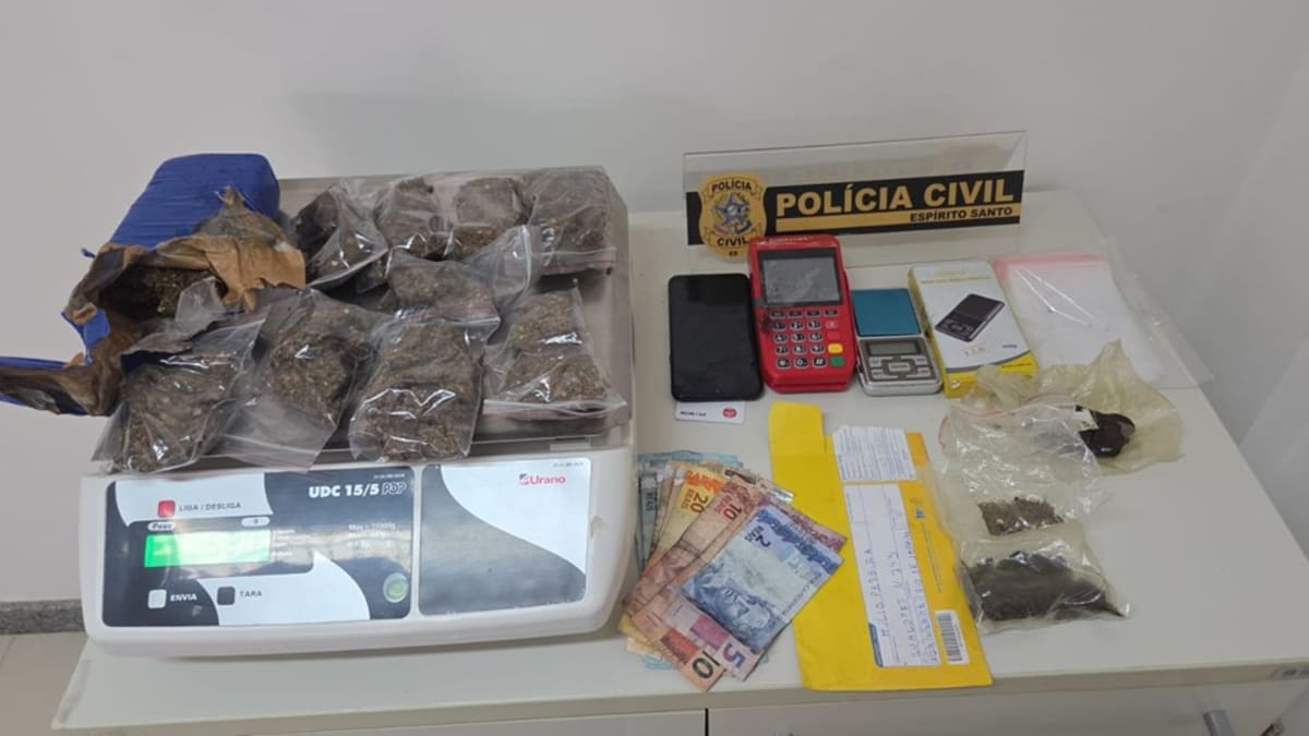 Homem de 28 anos é preso em São Gabriel da Palha por tráfico de drogas via Correios
