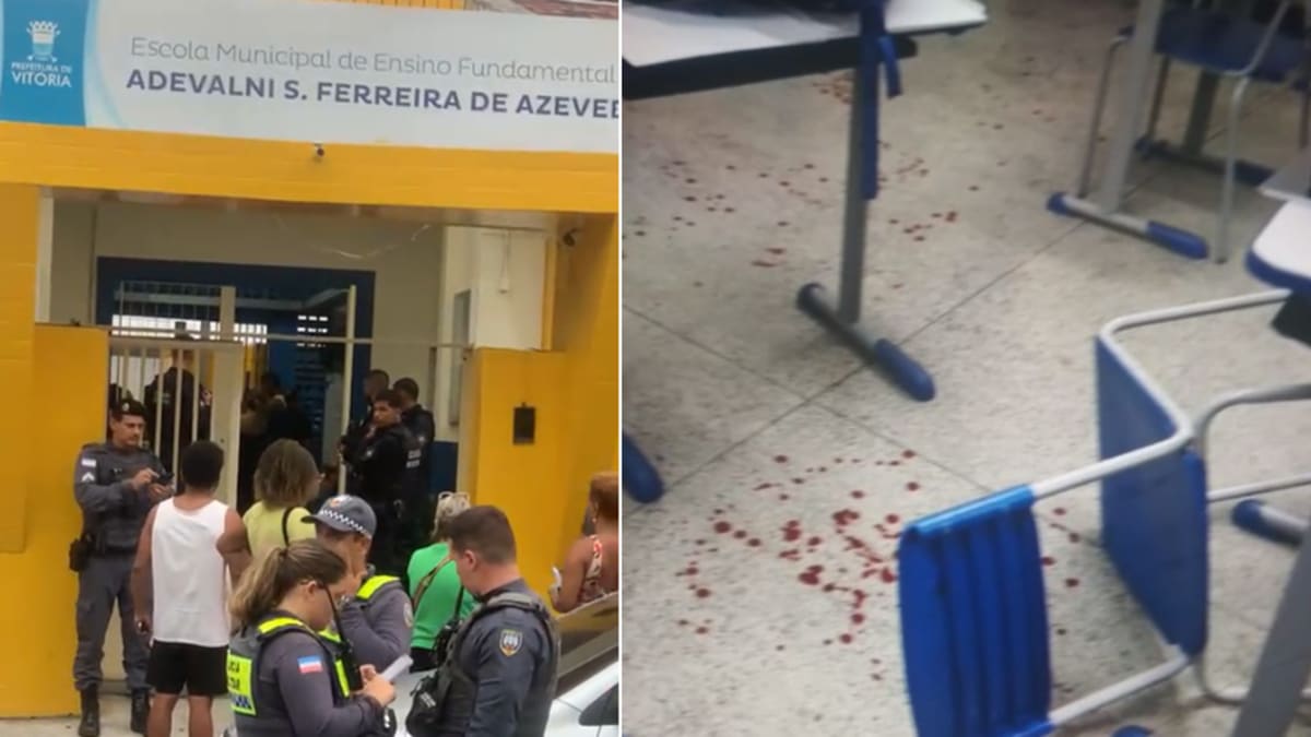 Aluno de 13 anos esfaqueia colega em escola de Vitória; aulas suspensas por dois dias