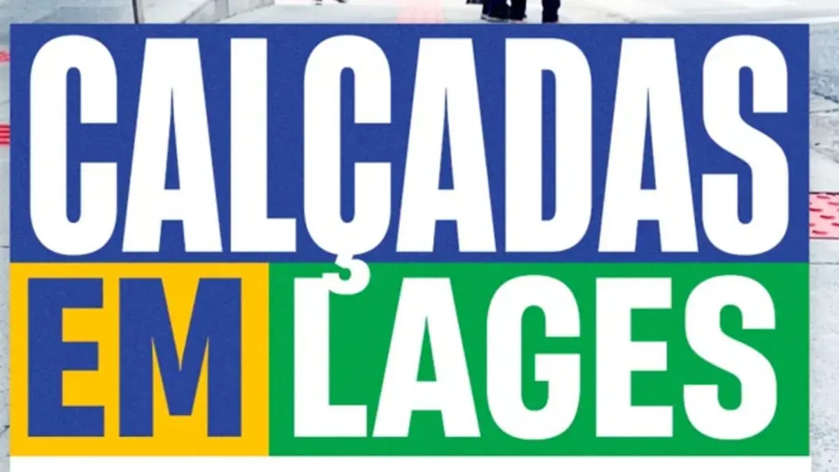 Prefeitura de Lages reforça responsabilidade dos proprietários na manutenção de calçadas