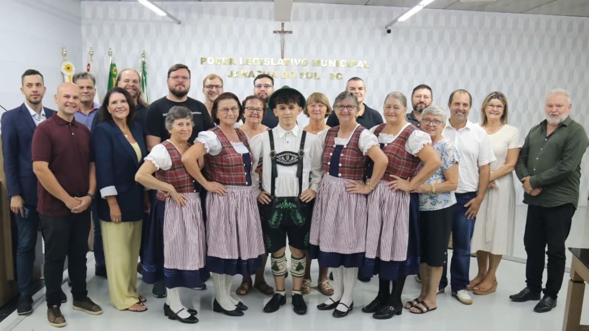 Câmara de Jaraguá do Sul reconhece grupo de dança folclórica como de utilidade pública