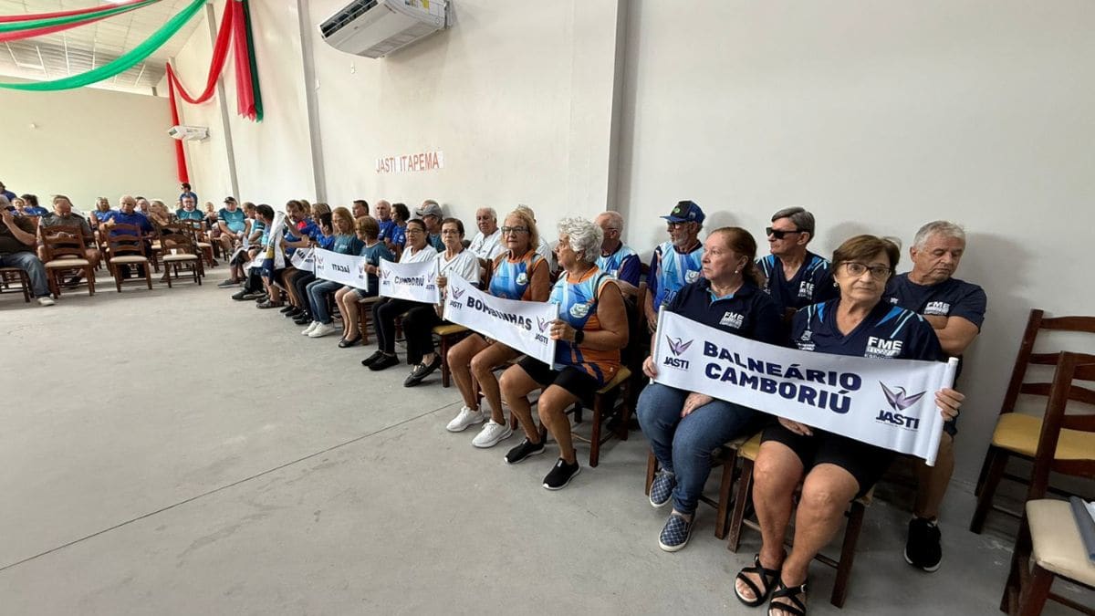 Itapema recebe etapa microrregional dos Jogos da Terceira Idade