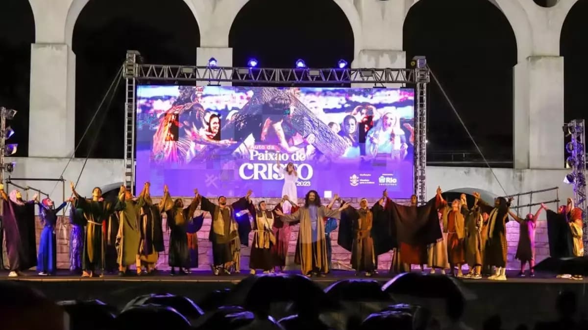 Auto da Paixão de Cristo retorna aos Arcos da Lapa em sua 46ª edição