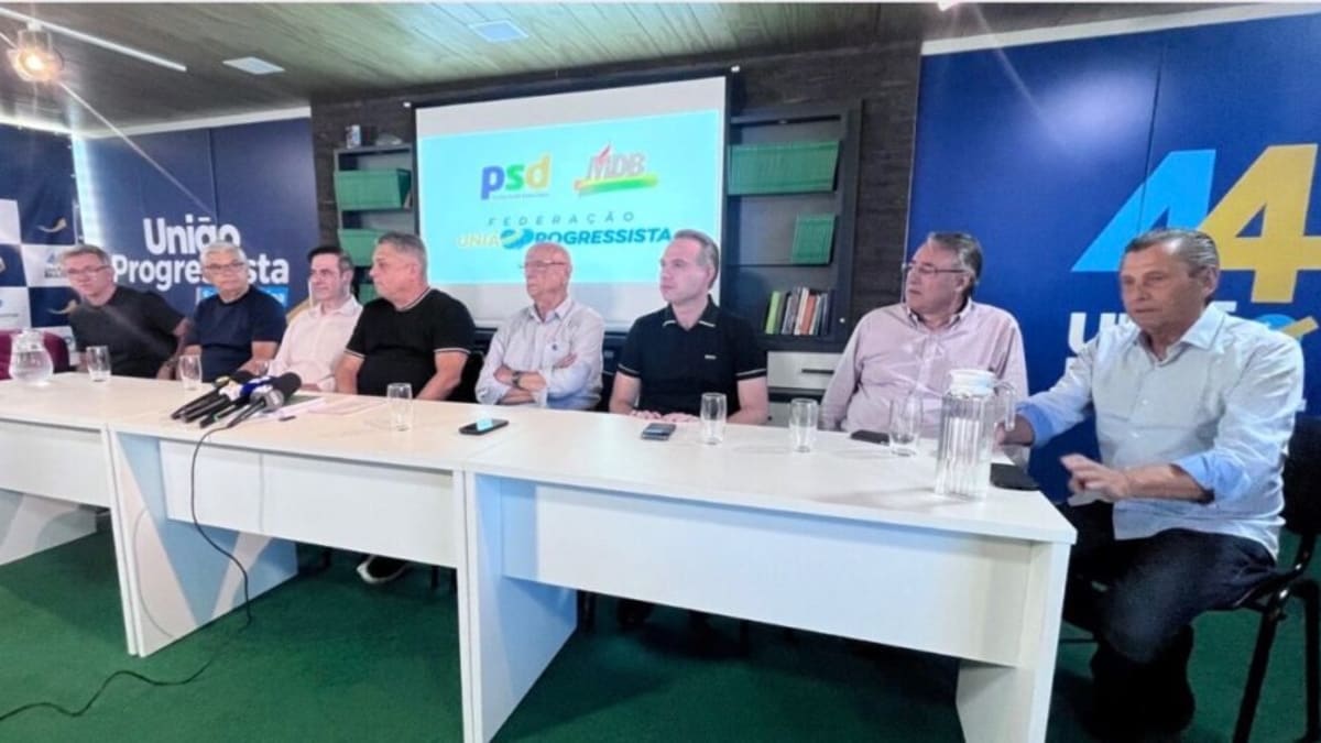 Aliança entre PSD, MDB e União Progressista oficializa João Rodrigues como pré-candidato ao Governo de Santa Catarina