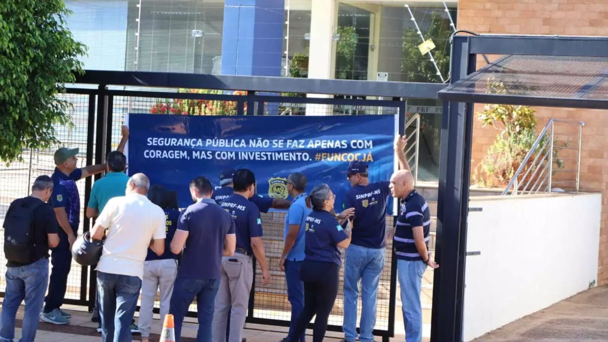 Policiais Rodoviários Federais fazem mobilização nacional por criação de fundo contra crime organizado