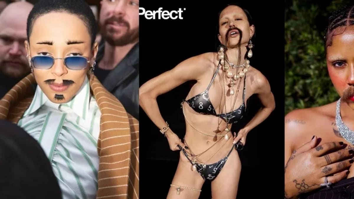 Bigode feminino vira nova tendência entre as mulheres em 2025