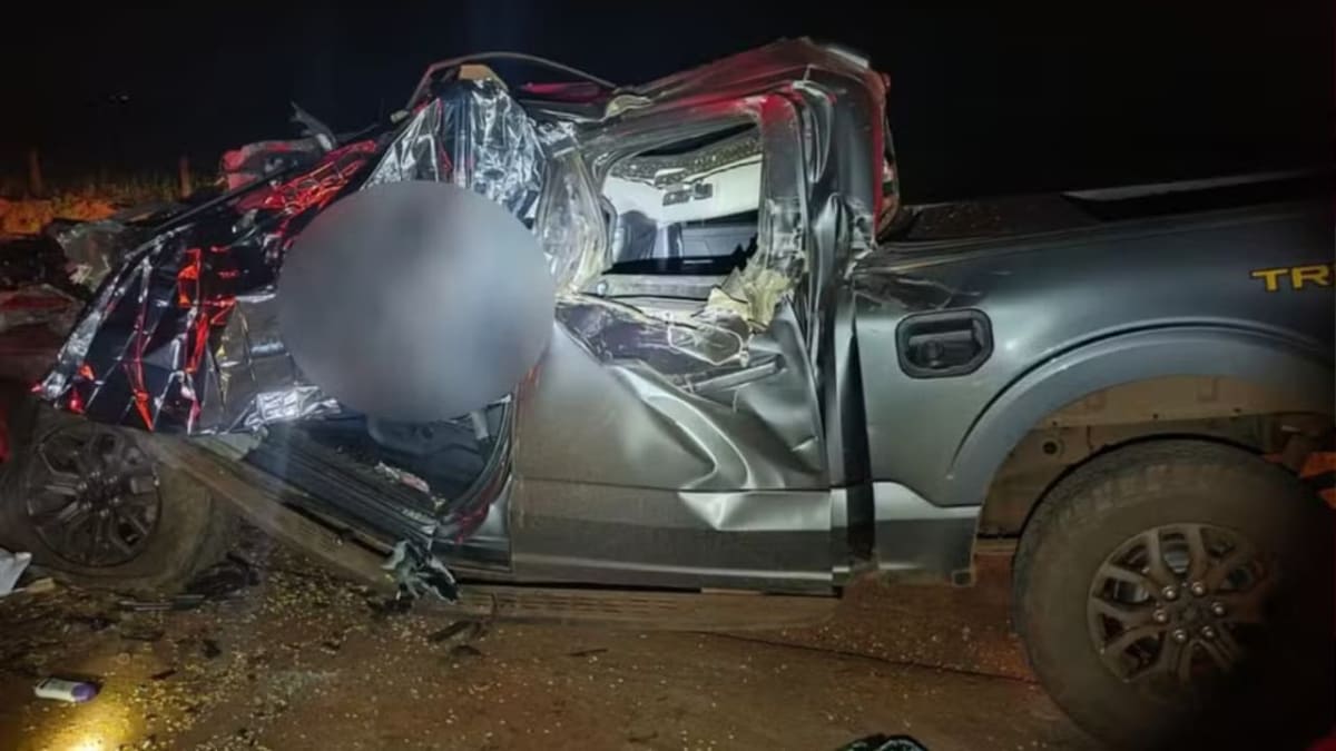 Empresário morre em acidente entre caminhonete e caminhão na BR-060, em Rio Verde