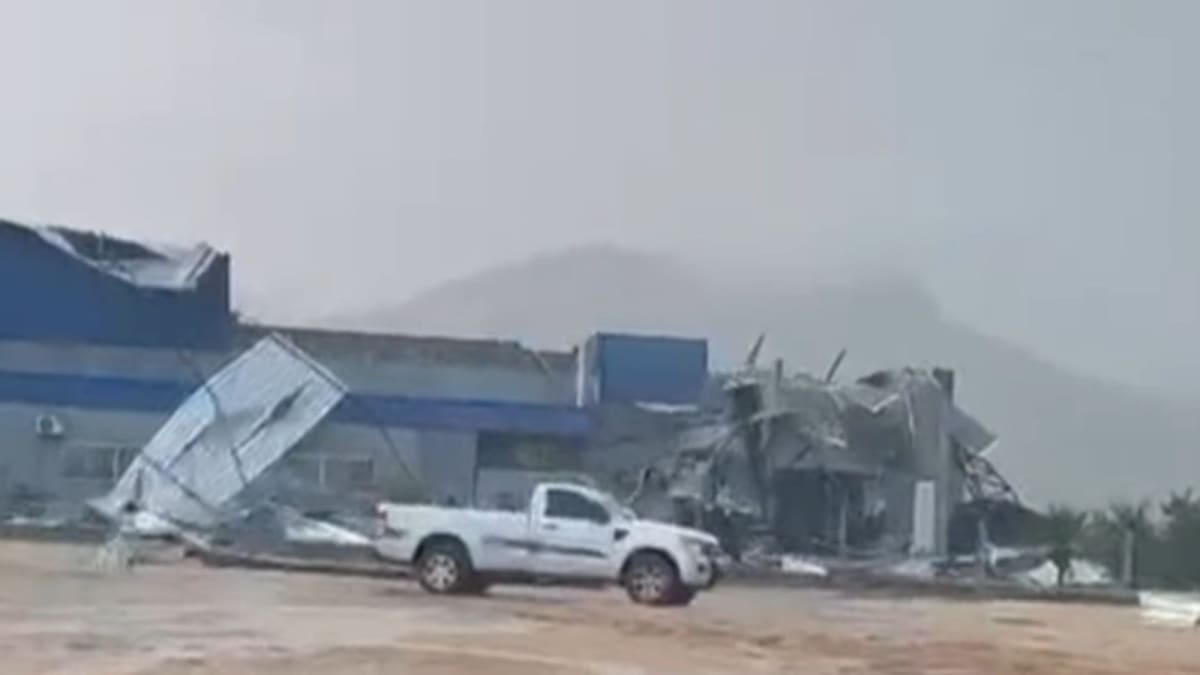 Temporal causa estragos e deixa rastro de destruição em Santa Catarina