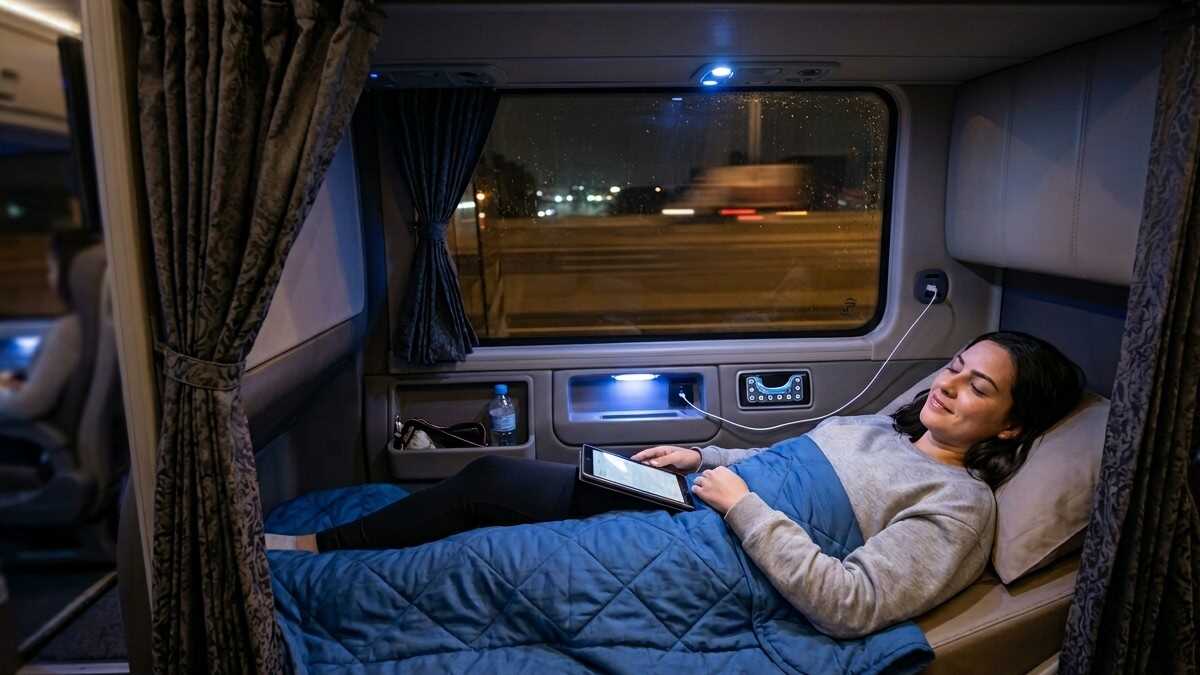 Viagens de ônibus com cabine-cama crescem 21% apesar da liderança do avião no Brasil