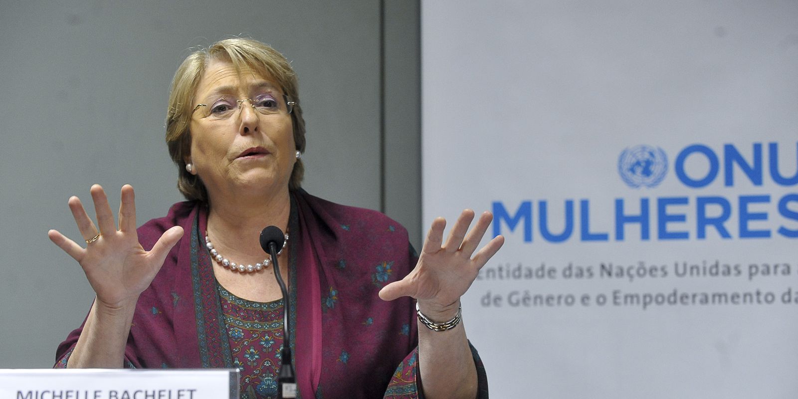 Brasil reafirma apoio a Michelle Bachelet para ONU