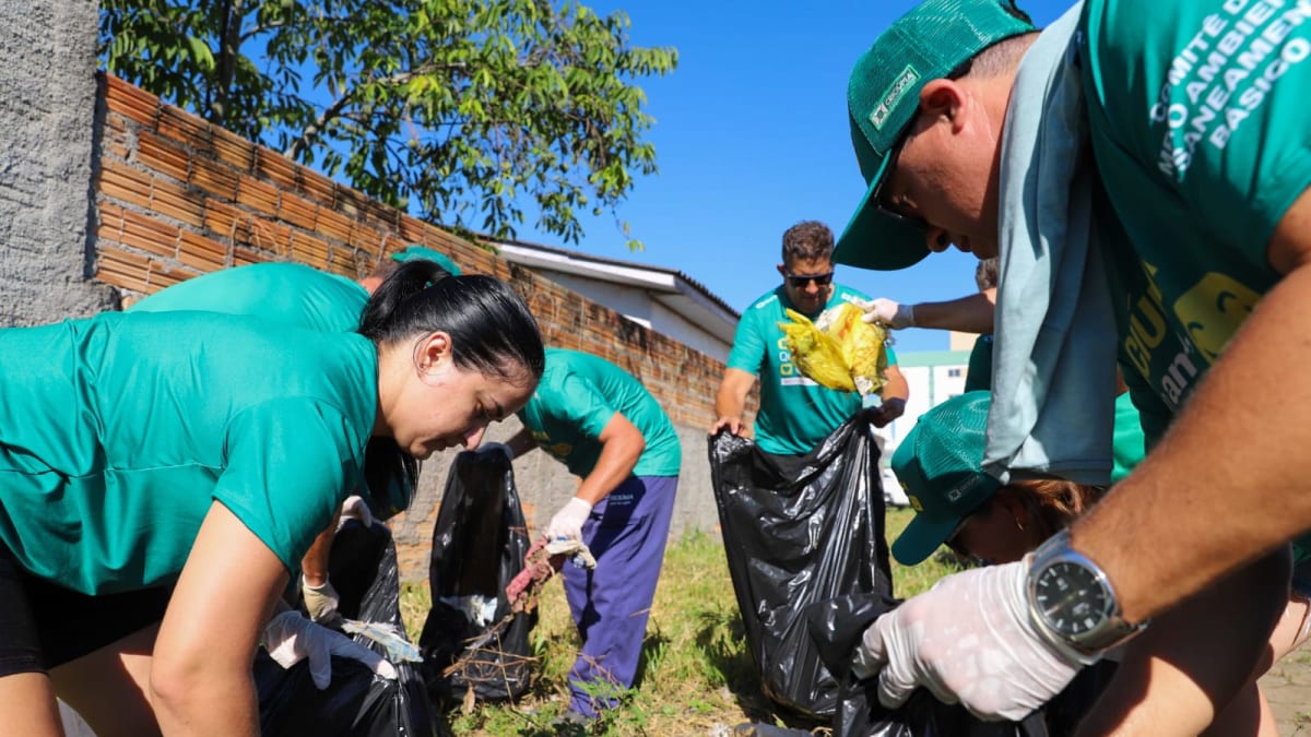 Mutirão de Limpeza recolhe cerca de 1,5 tonelada de resíduos no bairro Progresso