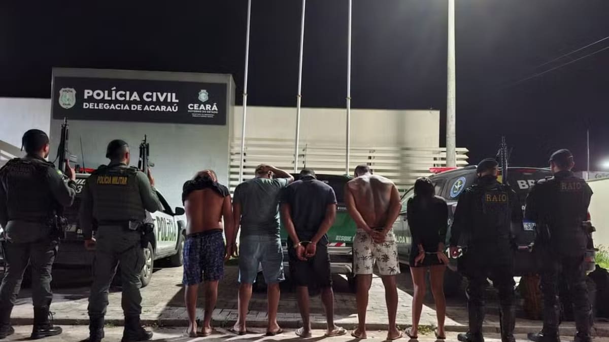 Dois suspeitos de roubos no Nordeste são presos em pousada no Ceará