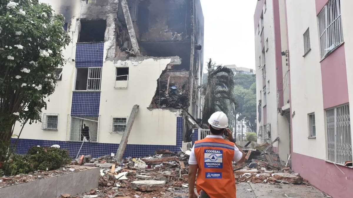Prédio atingido por explosão no Stiep passa por nova vistoria para demolição parcial