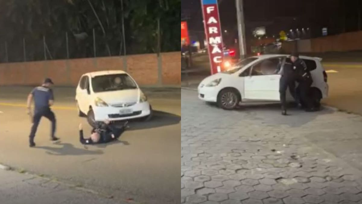 Motorista atropela agente de trânsito e é preso minutos depois em Blumenau