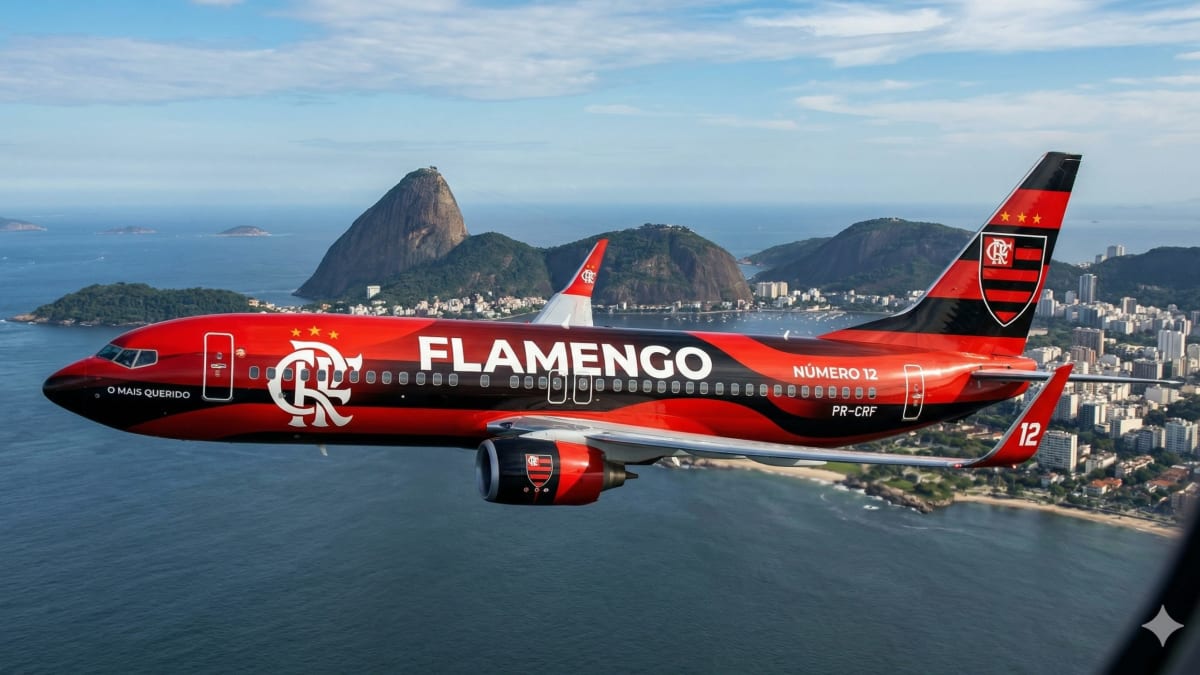 Flamengo negocia aluguel de avião para reduzir desgaste em viagens da temporada