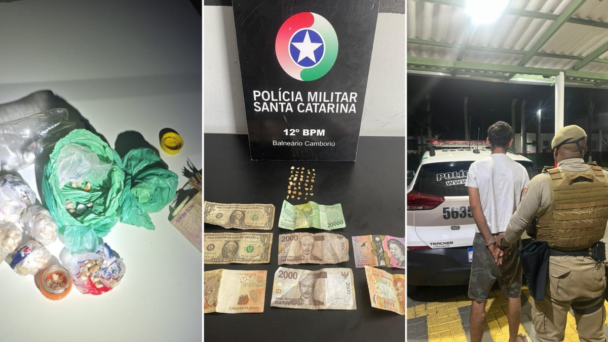 Confronto e prisões marcam operações da PM no Litoral Norte de Santa Catarina