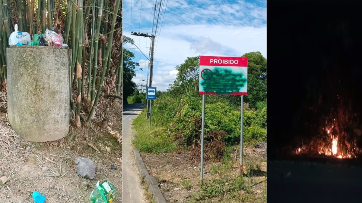 Área de lazer às margens do Rio Itapocuzinho em Schroeder sofre vandalismo e princípio de incêndio
