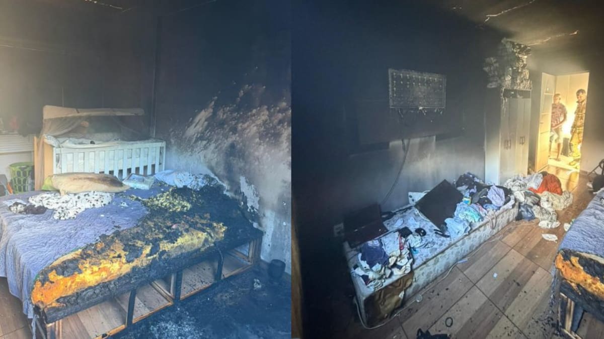 Incêndio atinge residência em Contagem e moradores são orientados a não retornar