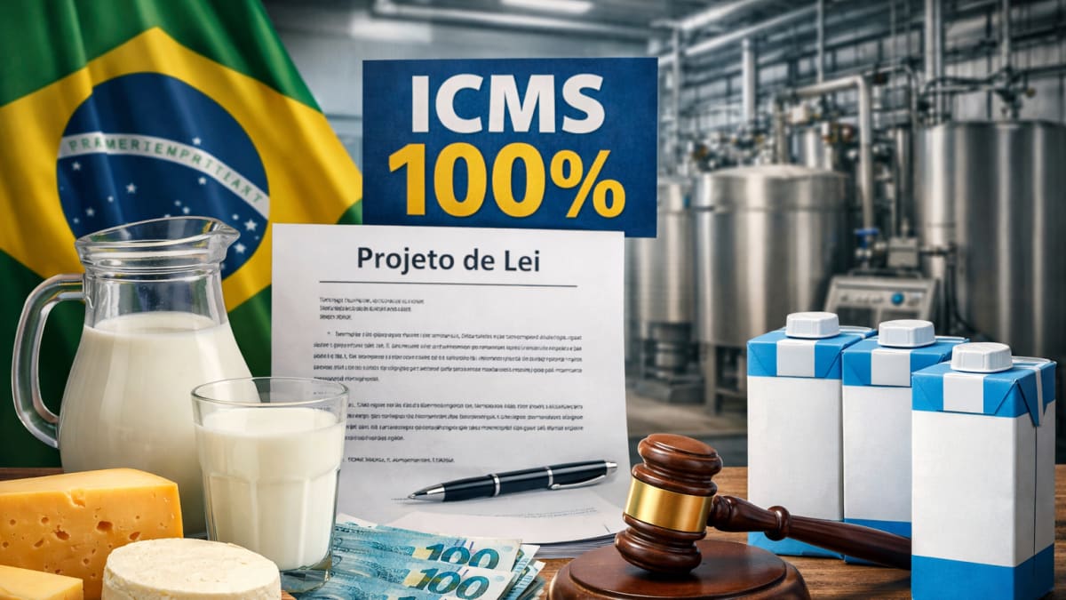 Indústrias de laticínios no ES terão crédito presumido de 100% do ICMS em operações interestaduais