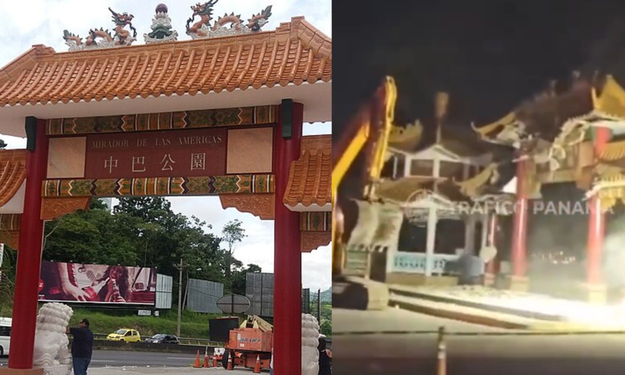 Demolição de monumento chinês no Panamá gera crise política