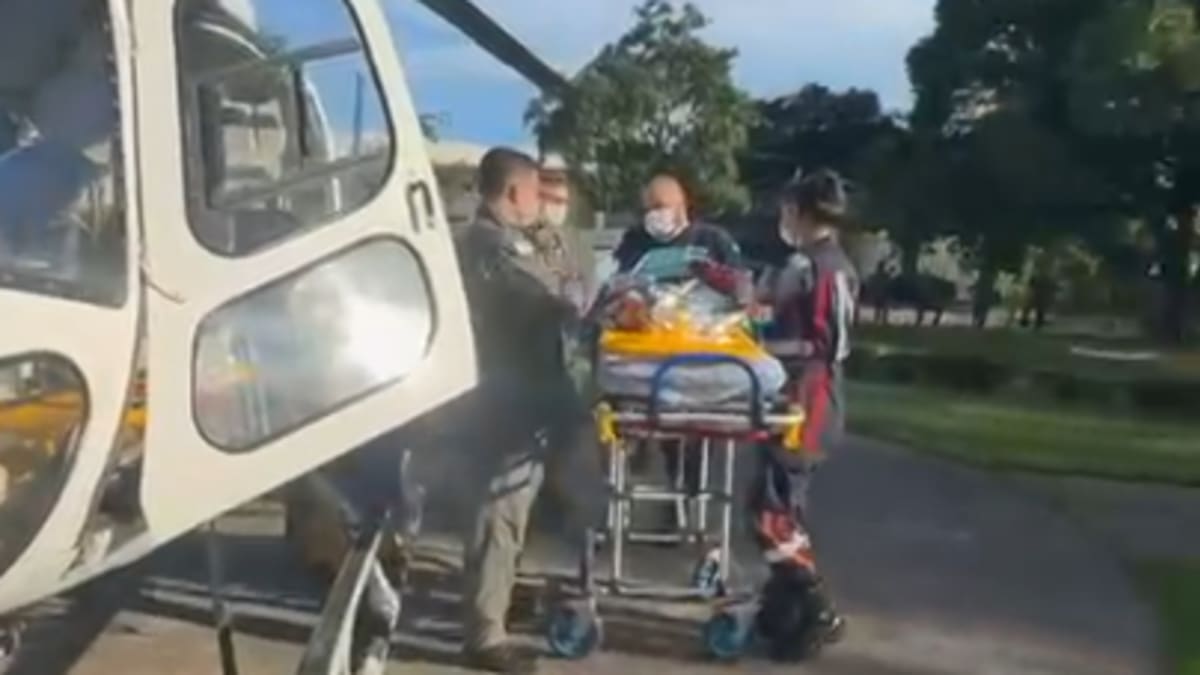 Menino de 7 anos fica gravemente ferido após explosão de rojão em Iúna