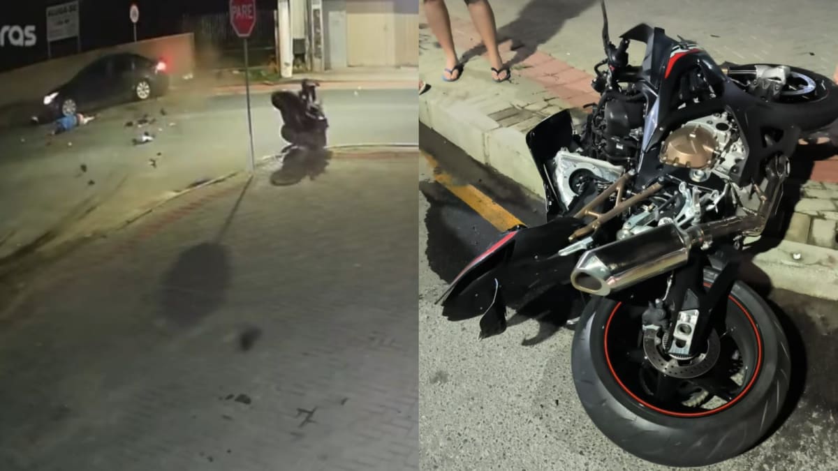 Jovem morre em grave acidente de moto em Balneário Piçarras