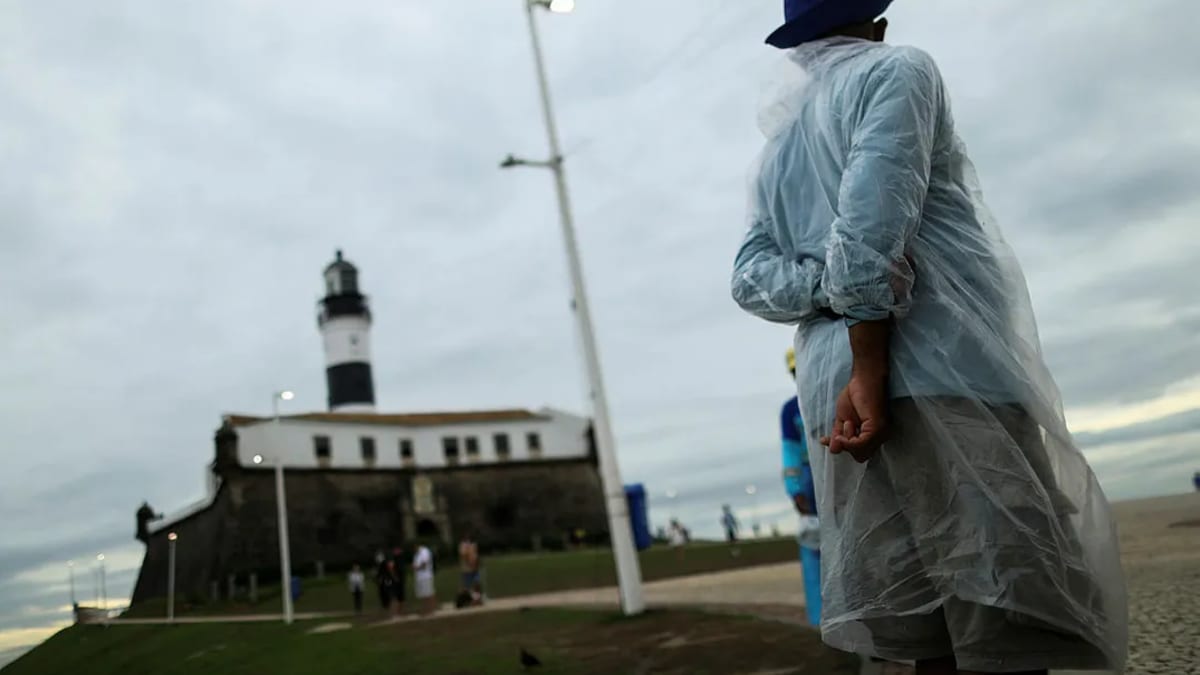 Feriadão da Semana Santa será chuvoso em Salvador com até 90% de chance de chuva