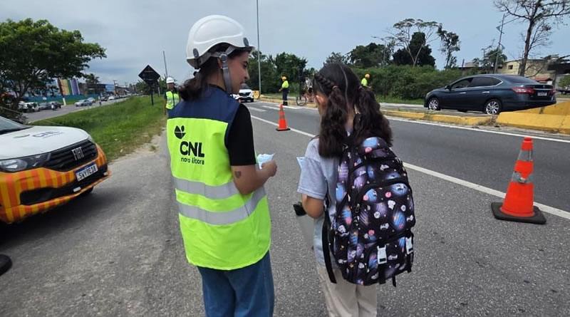 Concessionária Novo Litoral realiza atendimento itinerante em Bertioga durante feriado de Páscoa