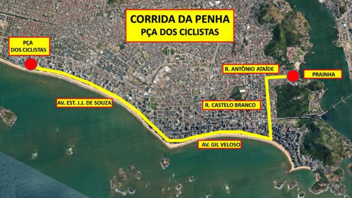 Festa da Penha altera trânsito em Vila Velha neste domingo com corrida e romaria