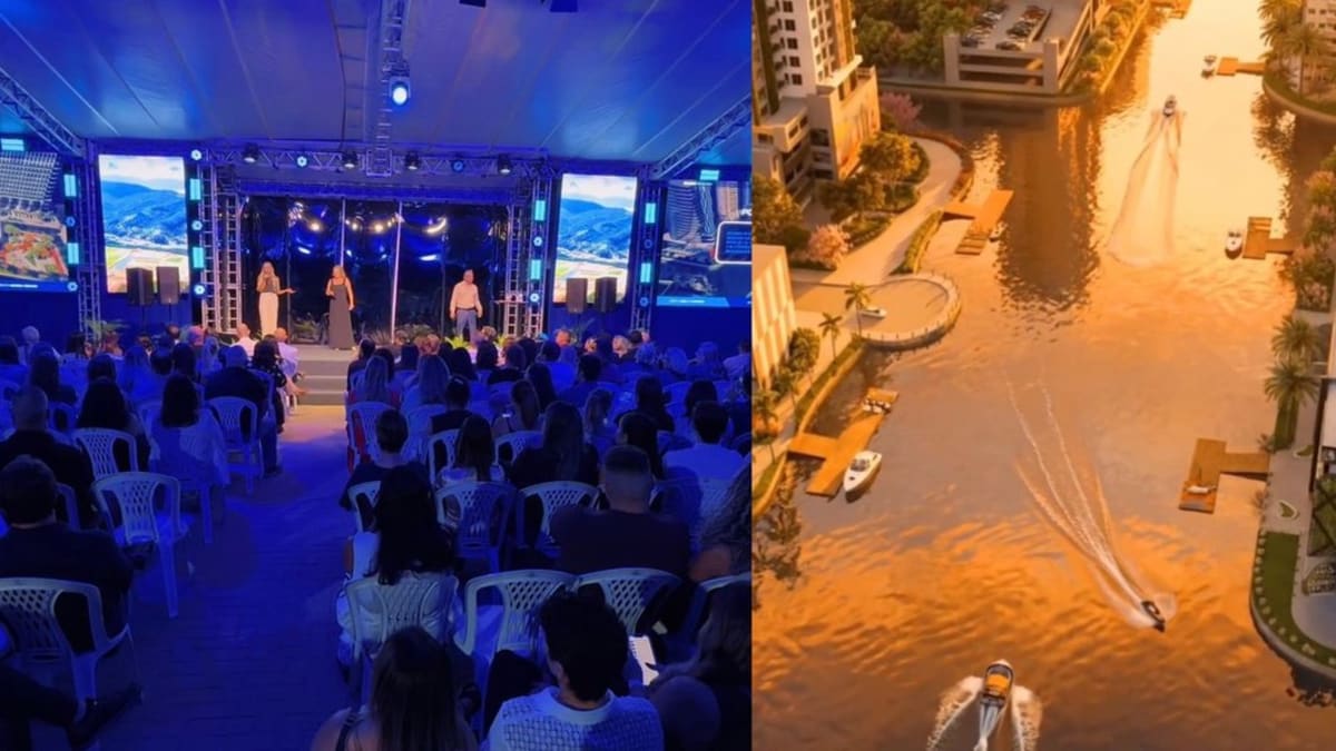 Projeto de R$ 17 bilhões promete transformar Biguaçu com prédios, marina e cidade inteligente