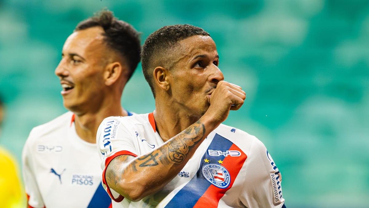 Luciano Juba alcança 15 gols pelo Bahia e entra no top 5 de defensores artilheiros do clube