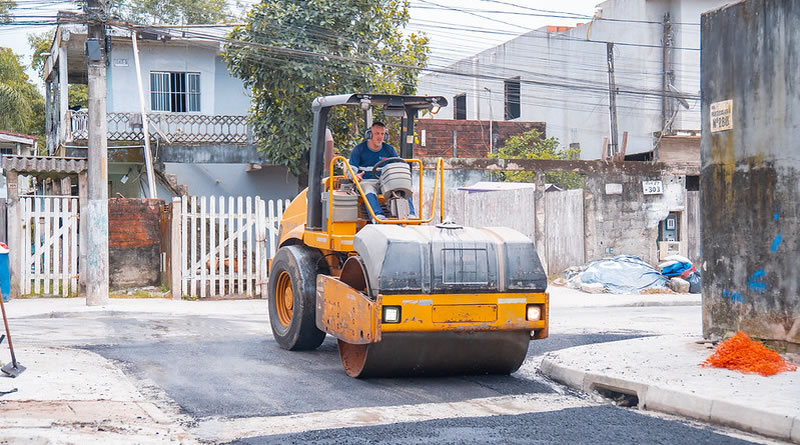 Bertioga avança com pavimentação no Maitinga e no núcleo Mangue Seco