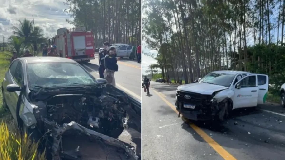 Menino de 12 anos morre em acidente com três veículos na BR-367, em Porto Seguro