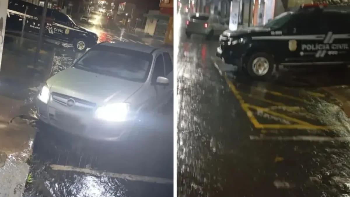 Motorista embriagado é preso após bater em viatura da Polícia Civil em Caldas Novas