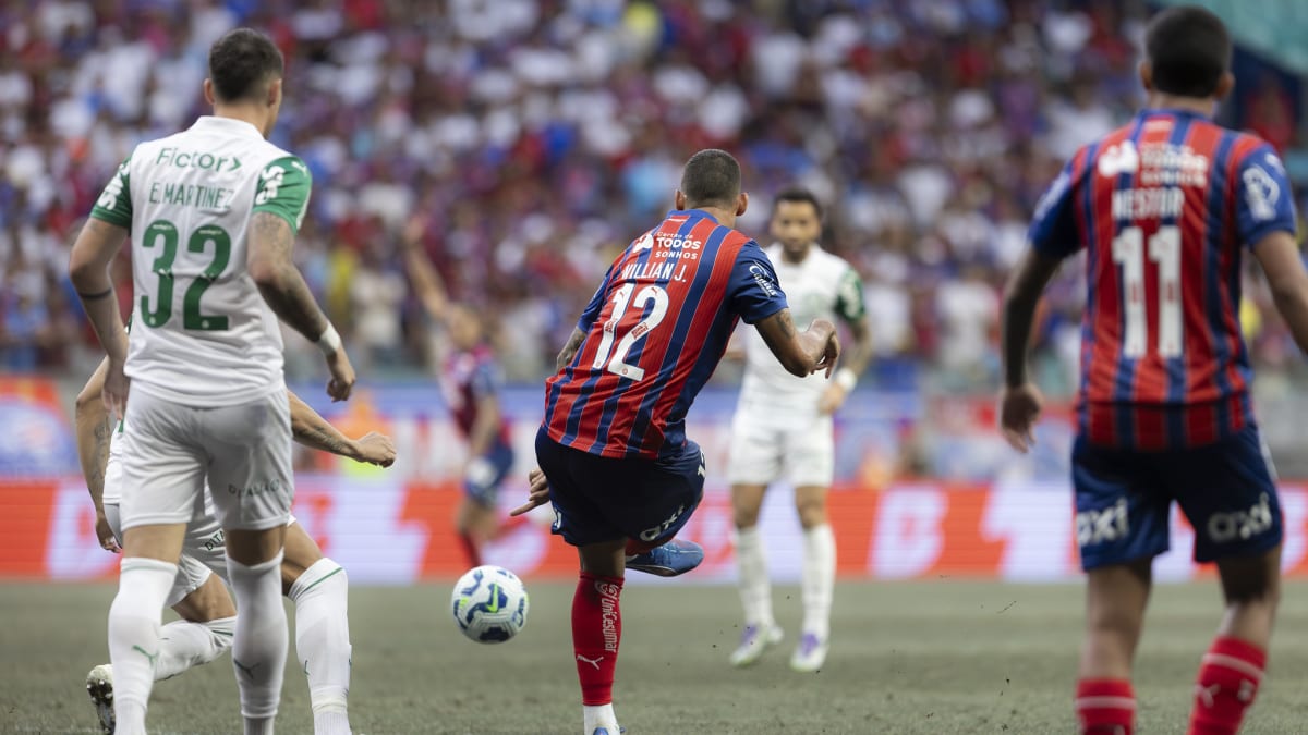 Bahia enfrenta Palmeiras no Allianz Parque com tabu de 26 jogos invicto em jogo