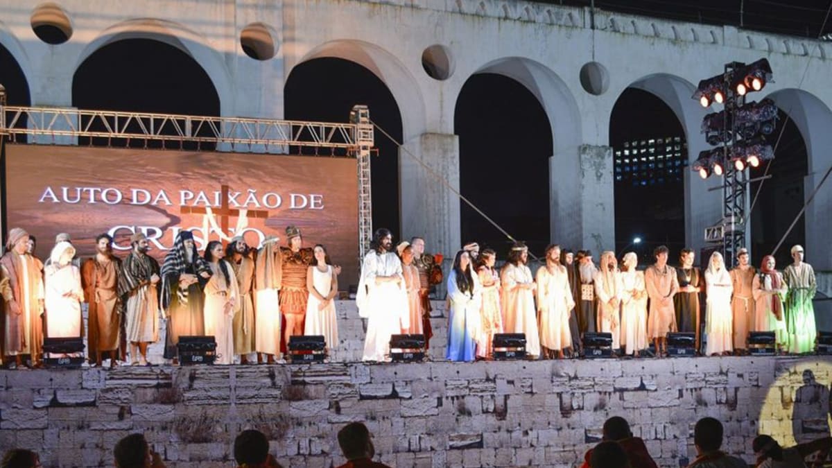 Auto da Paixão de Cristo nos Arcos da Lapa chega à 48ª edição