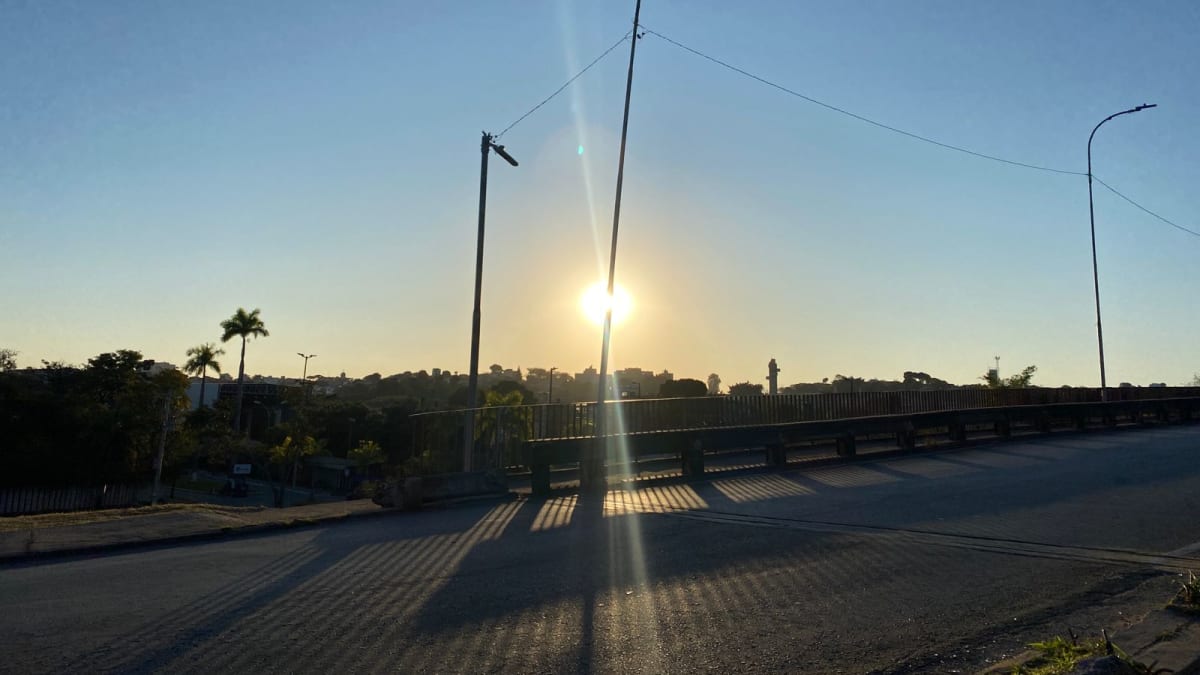 Sábado de tempo instável com possibilidade de chuva em Belo Horizonte