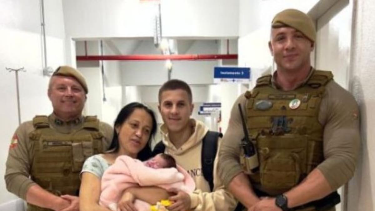 Bebê de oito dias é salva após engasgar em Maracajá