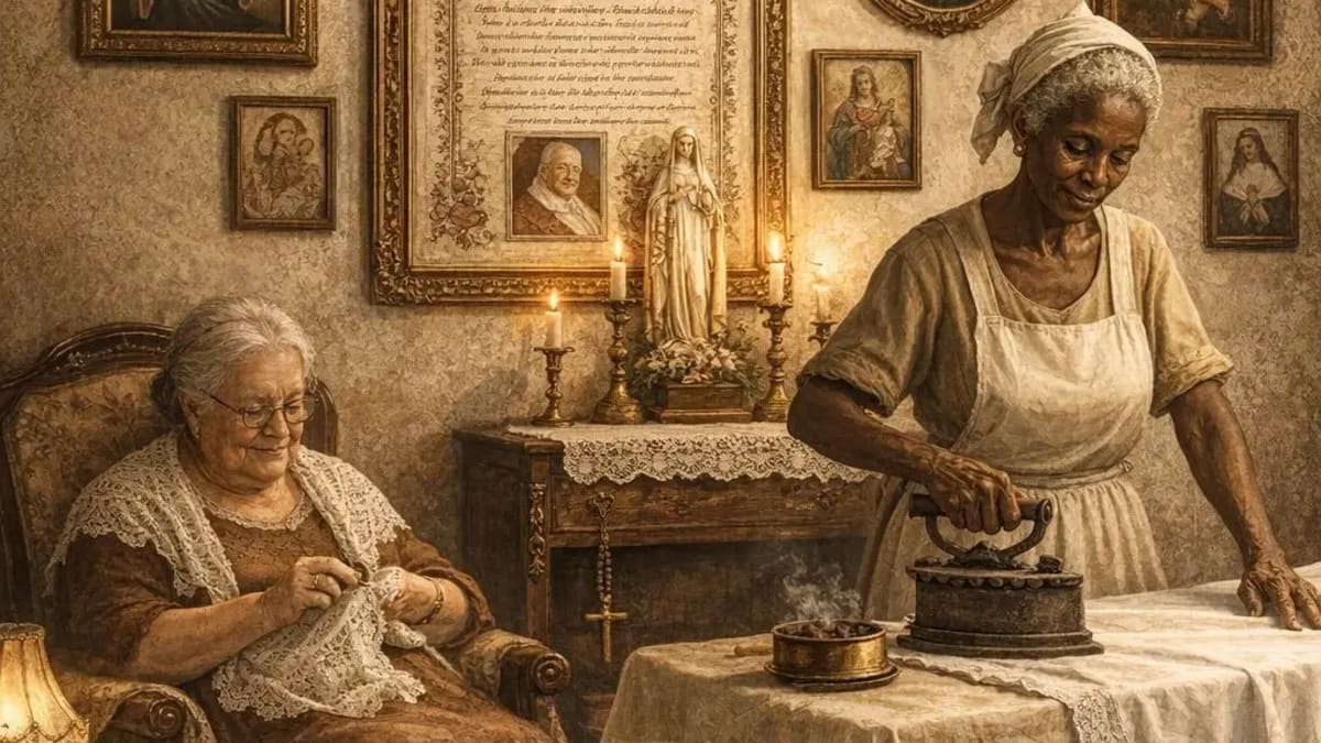 Dona Idalina e Brasiliana: guardiãs da igreja de Nossa Senhora da Boa Morte em Goiás