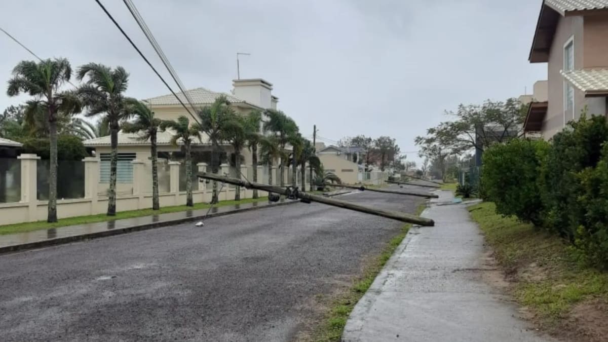 Defesa Civil emite alerta para temporais e ventos fortes no Rio Grande do Sul