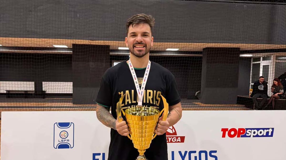 Daniel Rosa conquista a dobradinha com FK Žalgiris na Lituânia
