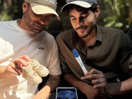 Kadu Rodrigues e Rafael Rafaldini anunciam a chegada do primeiro filho em clima de Páscoa